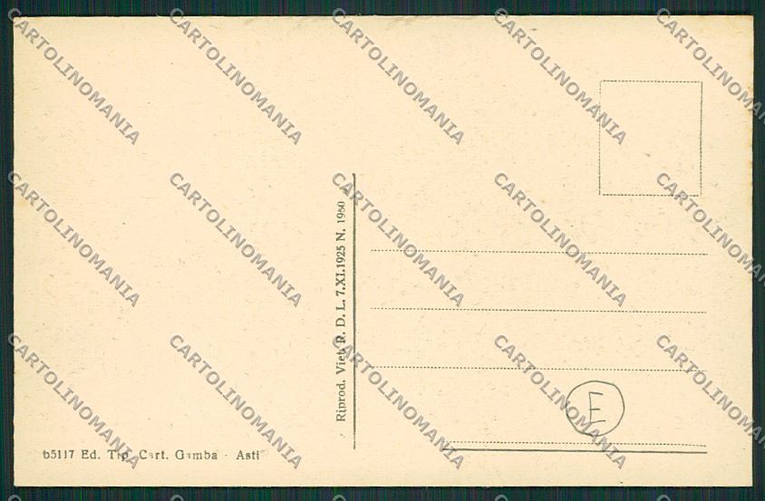 Asti città cartolina QQ7010 – retro