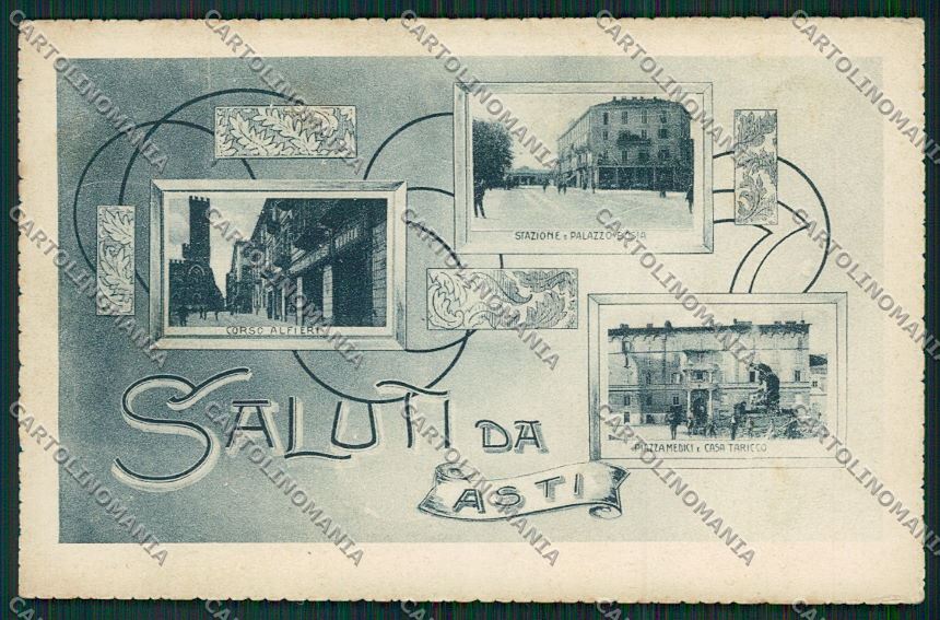 Asti città Saluti da cartolina QQ7035 – fronte