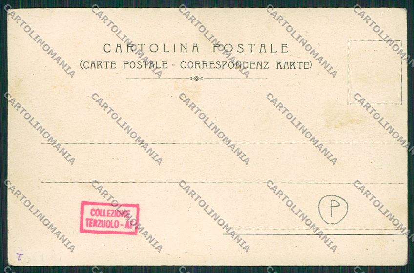 Asti città Fiera Equina Cavalli cartolina QQ7049 – retro