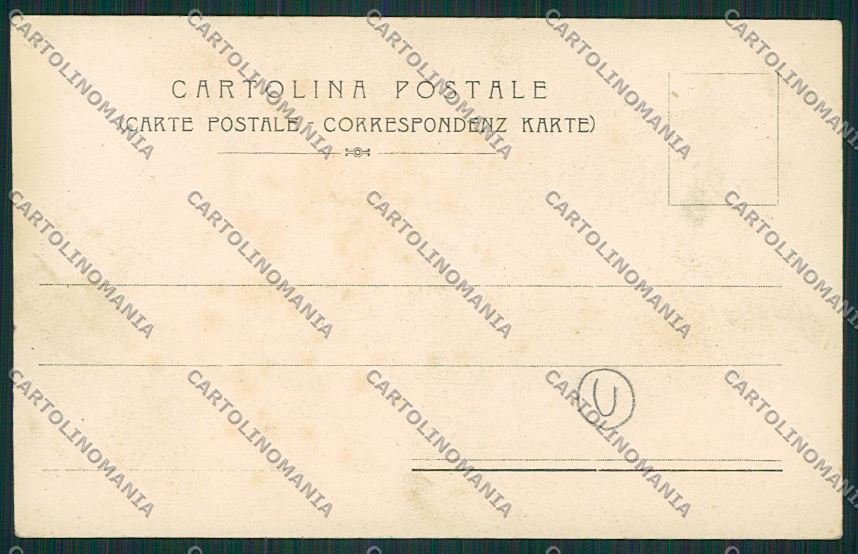 Asti città Fiera Equina Cavalli cartolina QQ7050 – retro