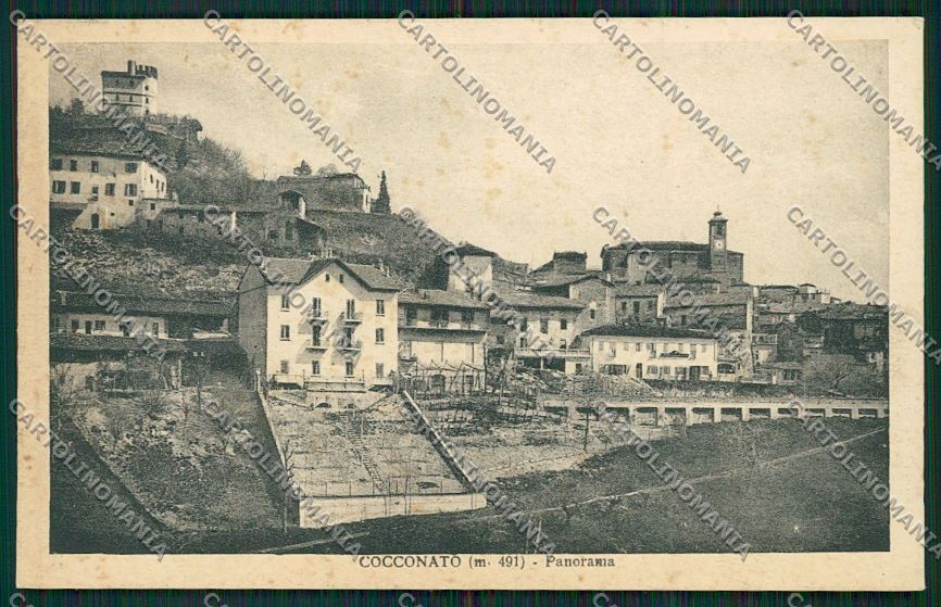 Asti Cocconato cartolina QQ7081 – fronte