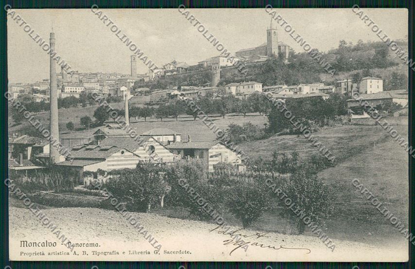 Asti Moncalvo cartolina QQ7085 – fronte