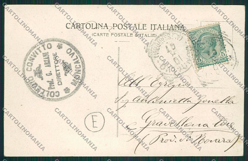 Asti Moncalvo cartolina QQ7085 – retro