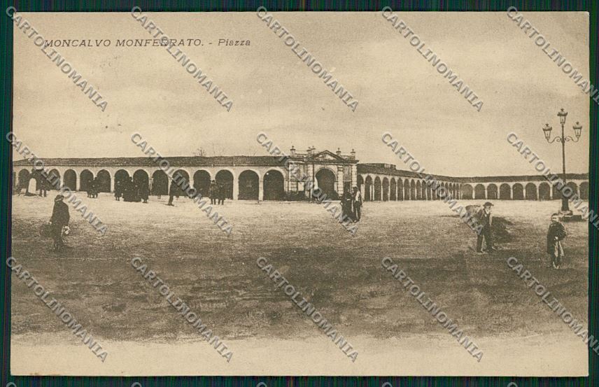 Asti Moncalvo cartolina QQ7088 – fronte