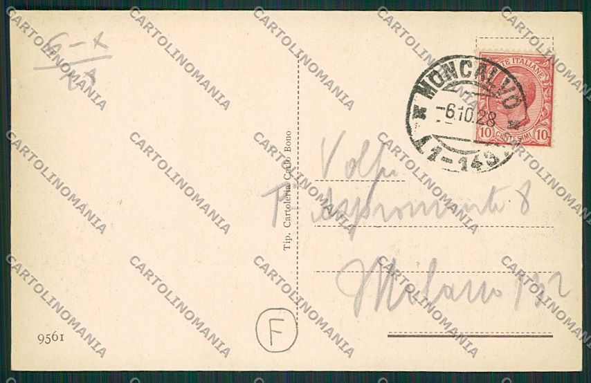 Asti Moncalvo cartolina QQ7088 – retro