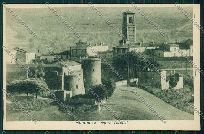 Asti Moncalvo cartolina QQ7091 – fronte