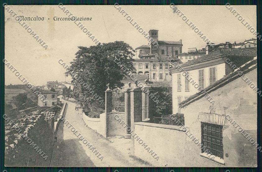 Asti Moncalvo cartolina QQ7092 – fronte