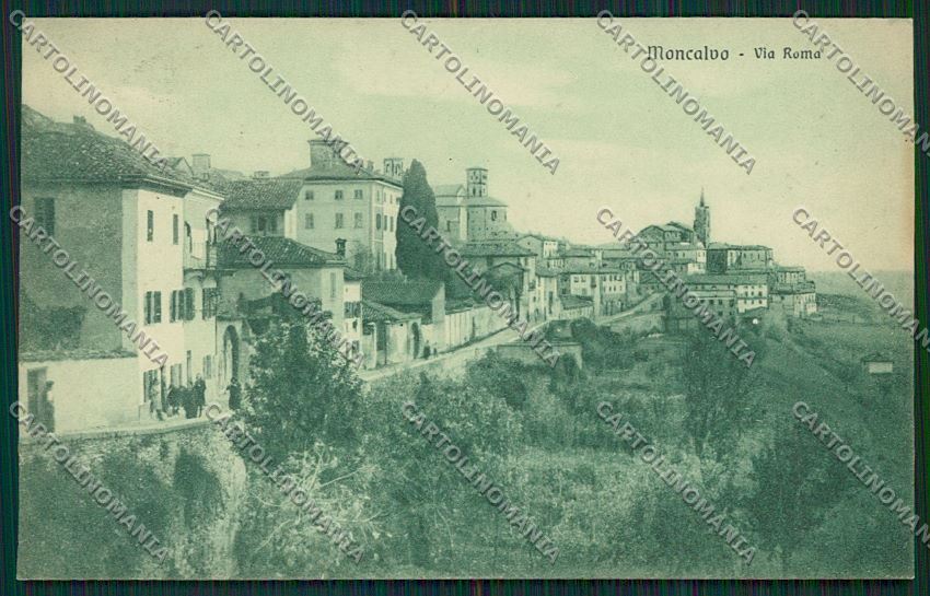 Asti Moncalvo cartolina QQ7098 – fronte