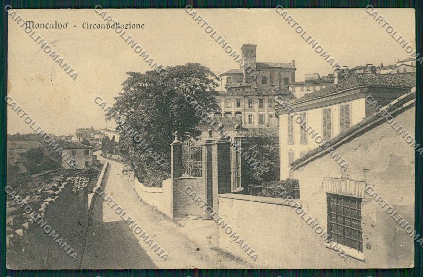 Asti Moncalvo cartolina QQ7102 – fronte