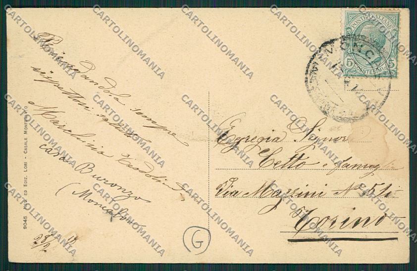 Asti Moncalvo cartolina QQ7102 – retro