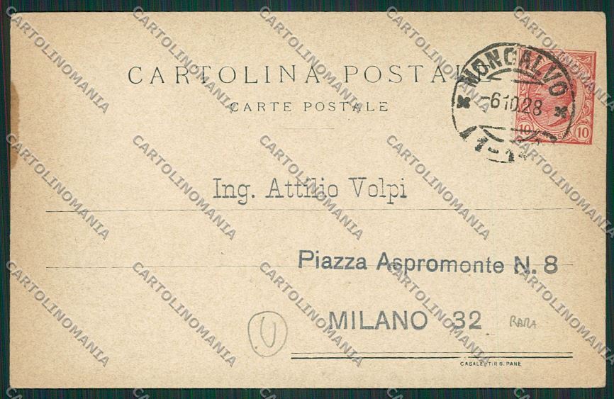 Asti Moncalvo Mercato Bestiame cartolina QQ7106 – retro