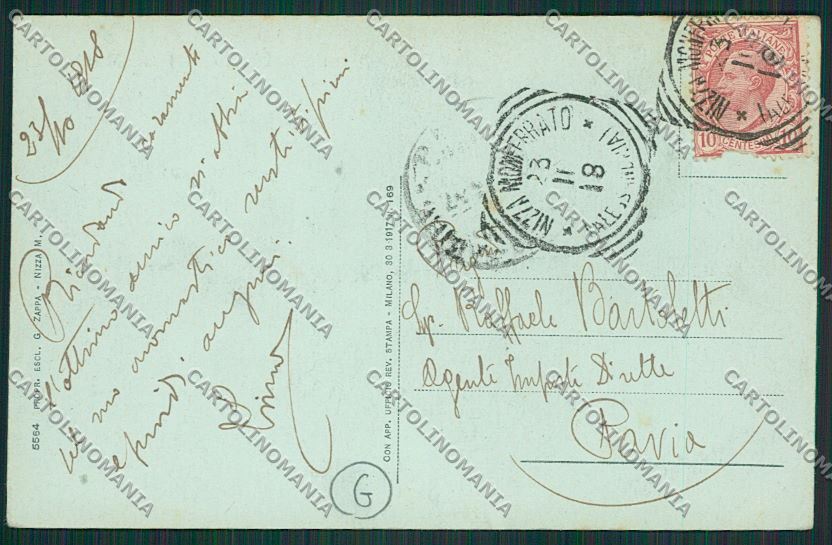 Asti Nizza Monferrato cartolina QQ7123 – retro