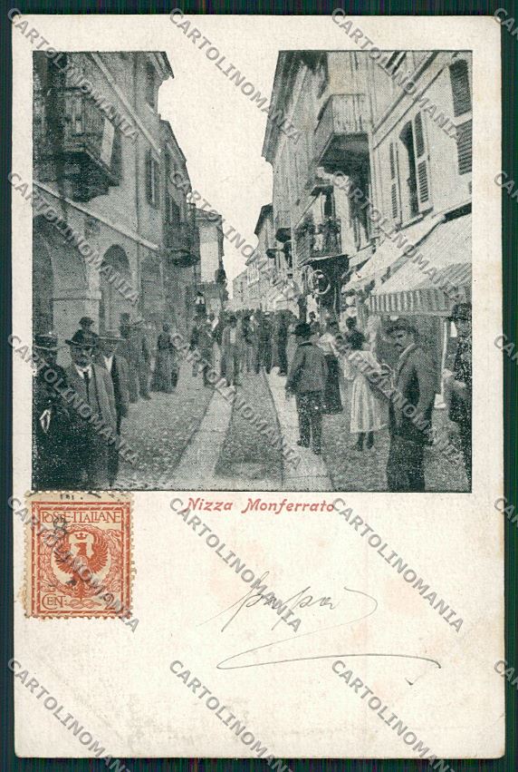 Asti Nizza Monferrato cartolina QQ7124 – fronte