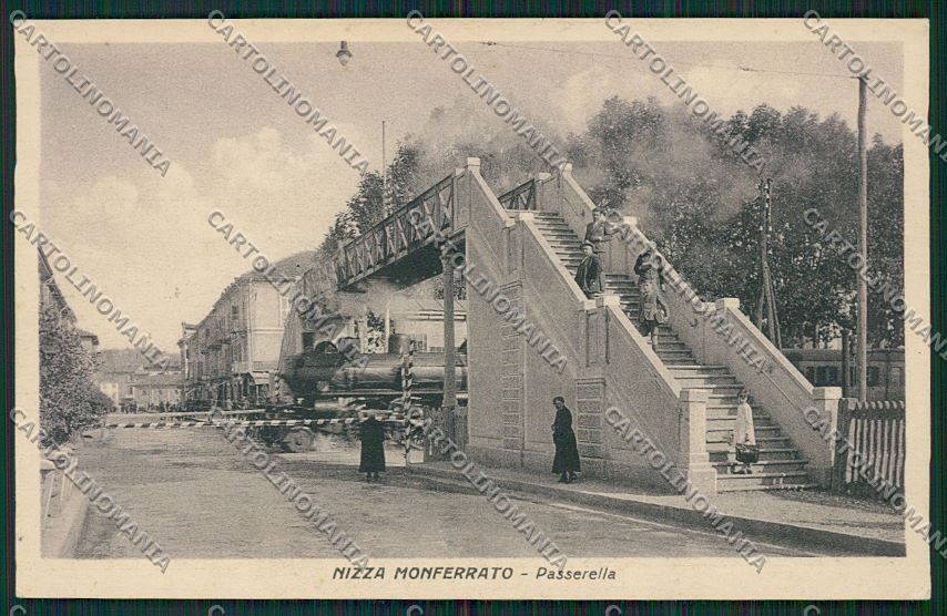 Asti Nizza Monferrato Treno cartolina QQ7127 – fronte