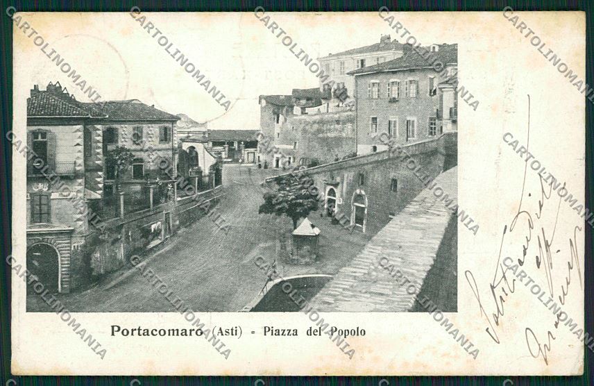 Asti Portacomaro cartolina QQ7148 – fronte