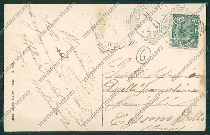 Asti Vesime Saluti da ABRASA cartolina QQ7155 – retro