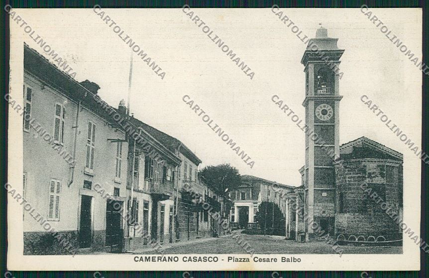 Asti Camerano Casasco cartolina QQ7160 – fronte