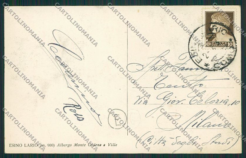 Lecco Esino Foto cartolina QQ7171 – retro