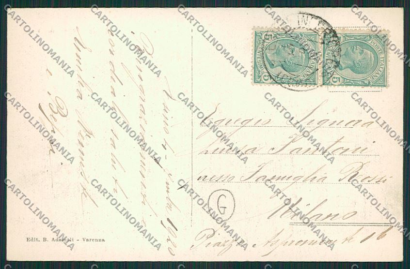 Lecco Esino cartolina QQ7172 – retro