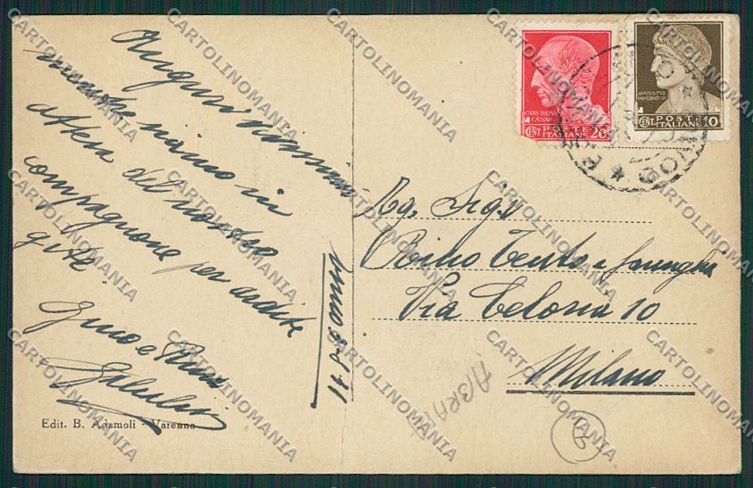 Lecco Esino ABRASA cartolina QQ7173 – retro