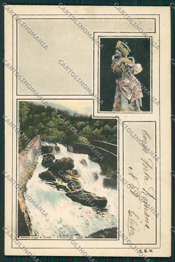 Lecco Varenna cartolina QQ7190 – fronte