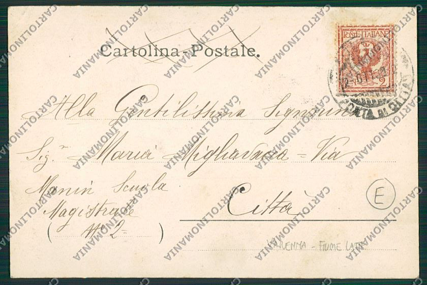 Lecco Varenna cartolina QQ7190 – retro