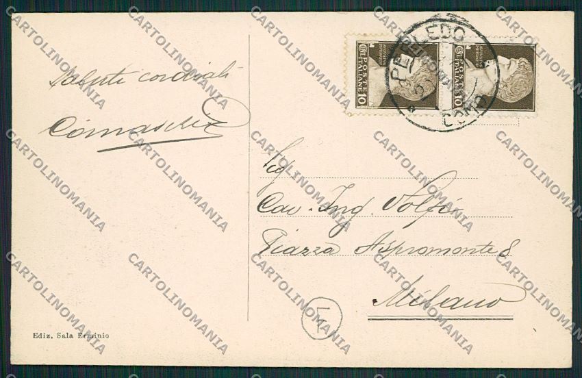 Lecco Varenna cartolina QQ7191 – retro