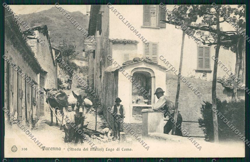 Lecco Varenna SCOLLATA cartolina QQ7194 – fronte