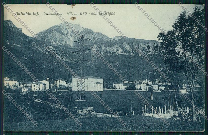 Lecco Ballabio cartolina QQ7205 – fronte