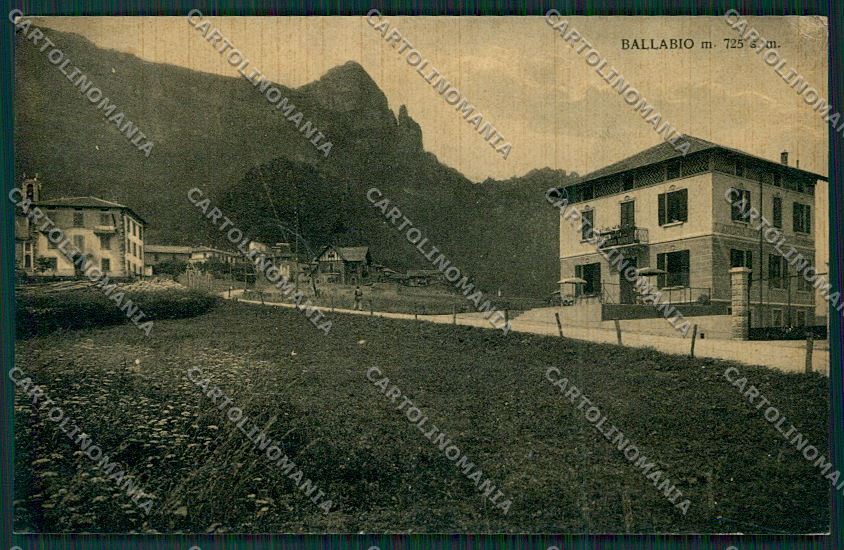 Lecco Ballabio cartolina QQ7206 – fronte