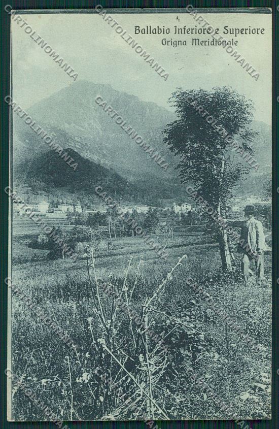 Lecco Ballabio cartolina QQ7210 – fronte