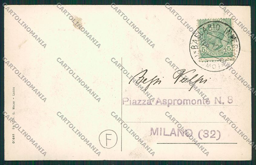 Lecco Ballabio cartolina QQ7216 – retro