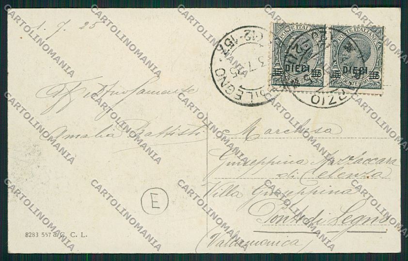 Lecco Barzio cartolina QQ7231 – retro