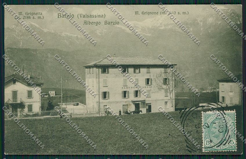 Lecco Barzio cartolina QQ7238 – fronte