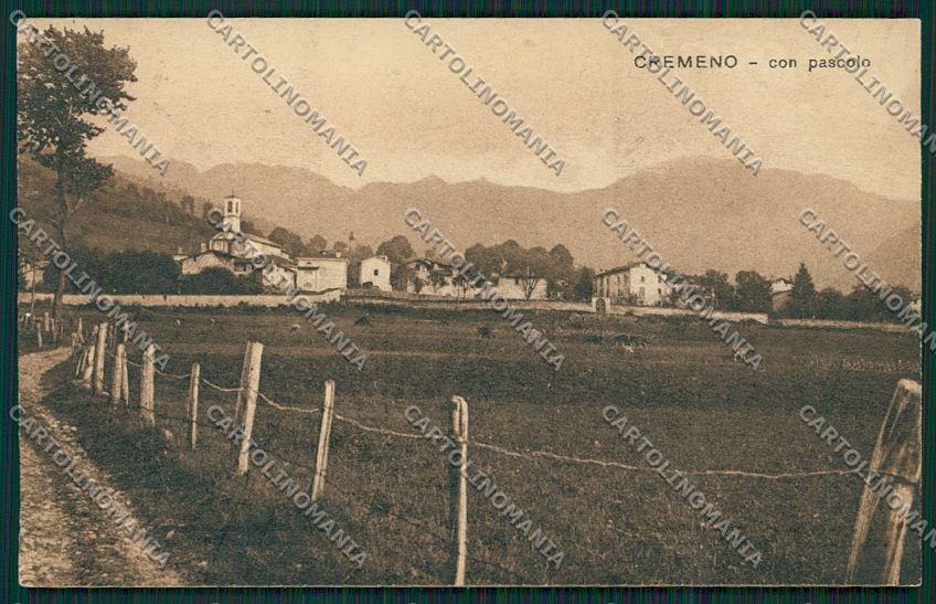 Lecco Cremeno cartolina QQ7243 – fronte