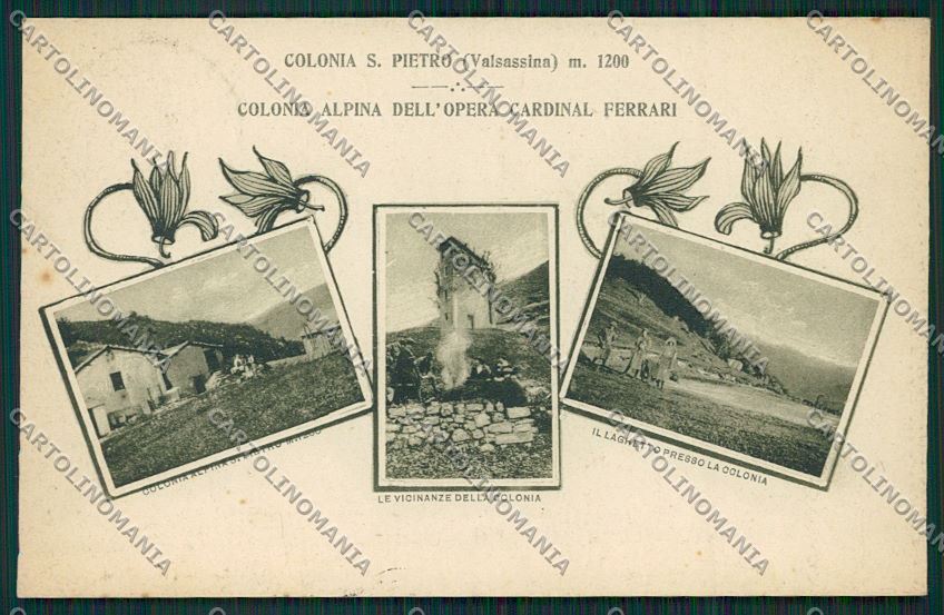 Lecco Cremeno Colonia cartolina QQ7245 – fronte