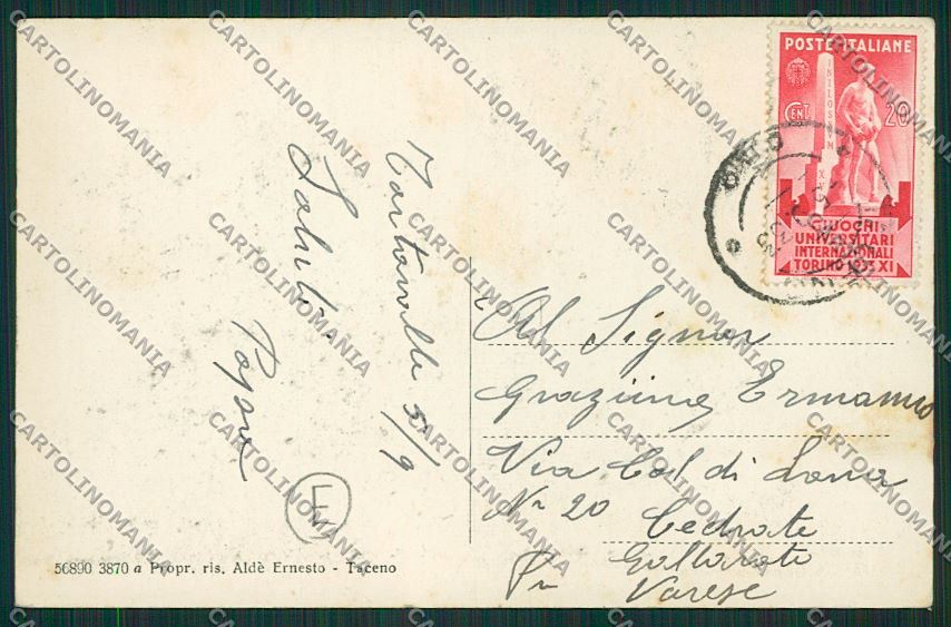 Lecco Taceno ABRASA cartolina QQ7254 – retro