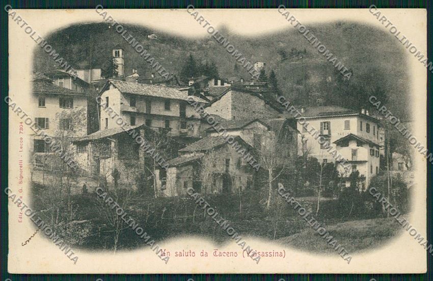 Lecco Taceno cartolina QQ7260 – fronte