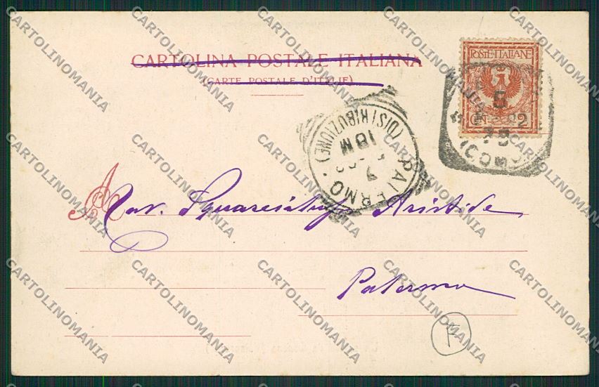 Lecco Taceno cartolina QQ7260 – retro