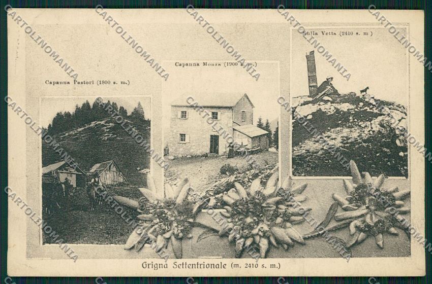 Lecco Rifugio Grigna Settentrionale cartolina QQ7287 – fronte