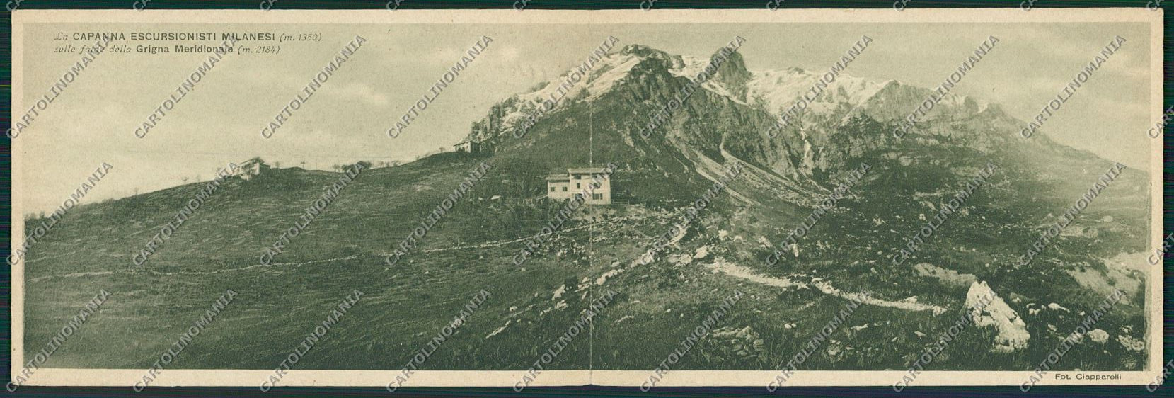 Lecco Rifugio Grigna Meridionale Doppia cartolina QQ7307 – fronte