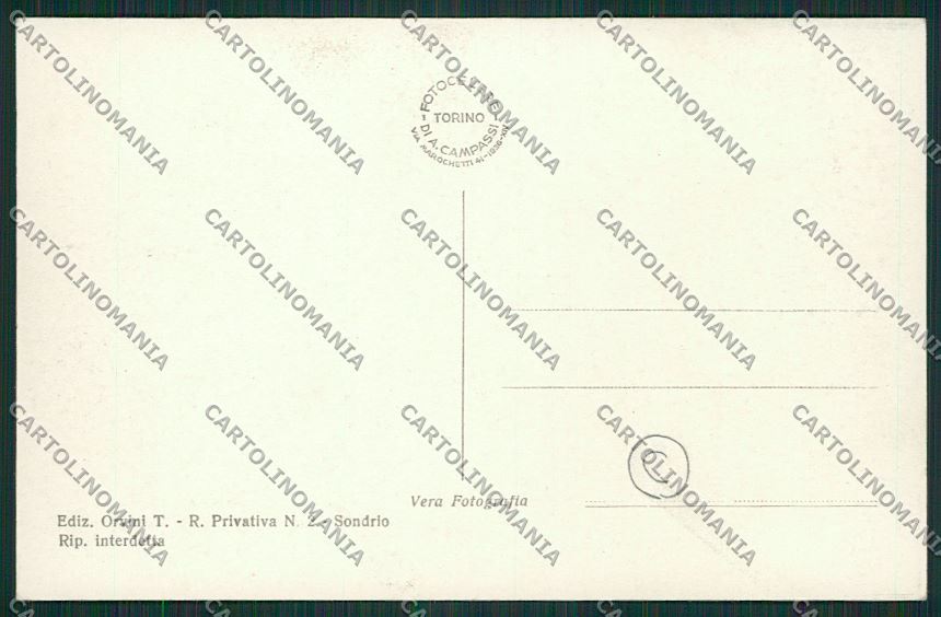 Sondrio città Foto cartolina QQ7357 – retro