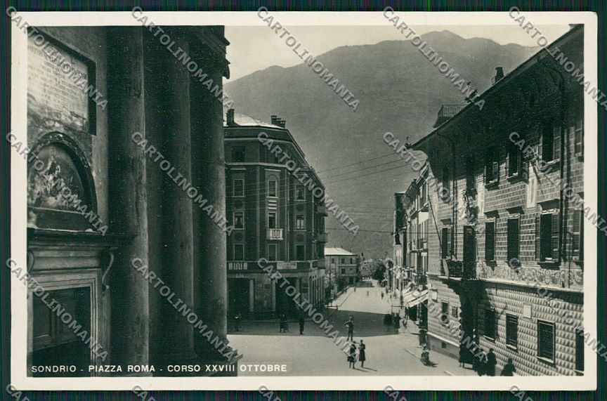 Sondrio città Foto cartolina QQ7358 – fronte