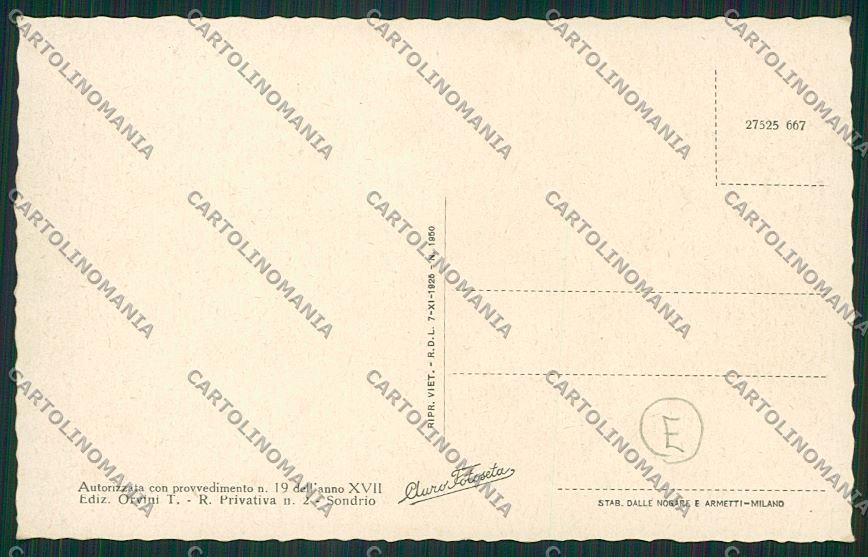 Sondrio città cartolina QQ7379 – retro