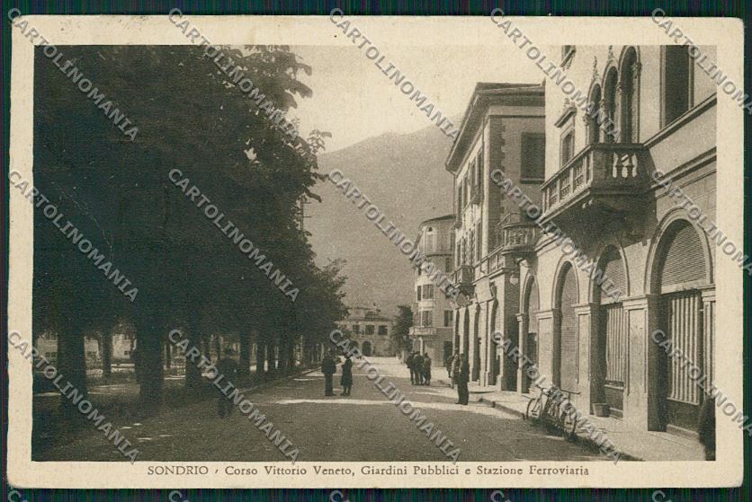 Sondrio città cartolina QQ7383 – fronte