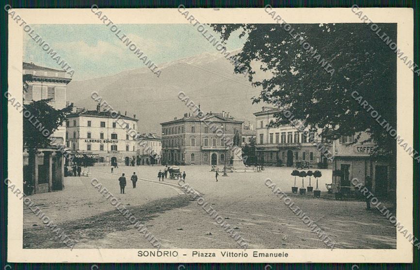 Sondrio città cartolina QQ7387 – fronte
