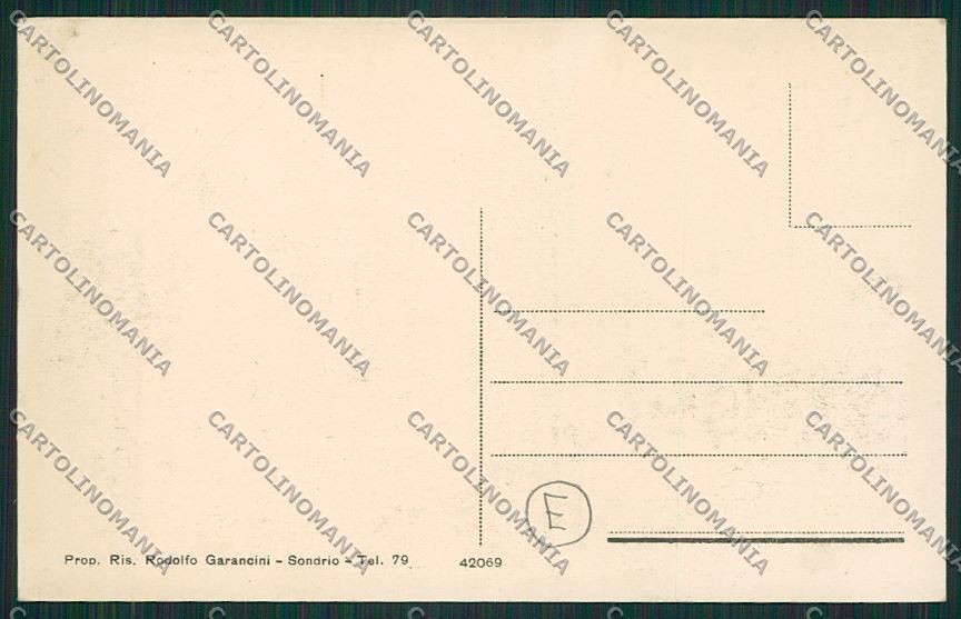 Sondrio città cartolina QQ7387 – retro