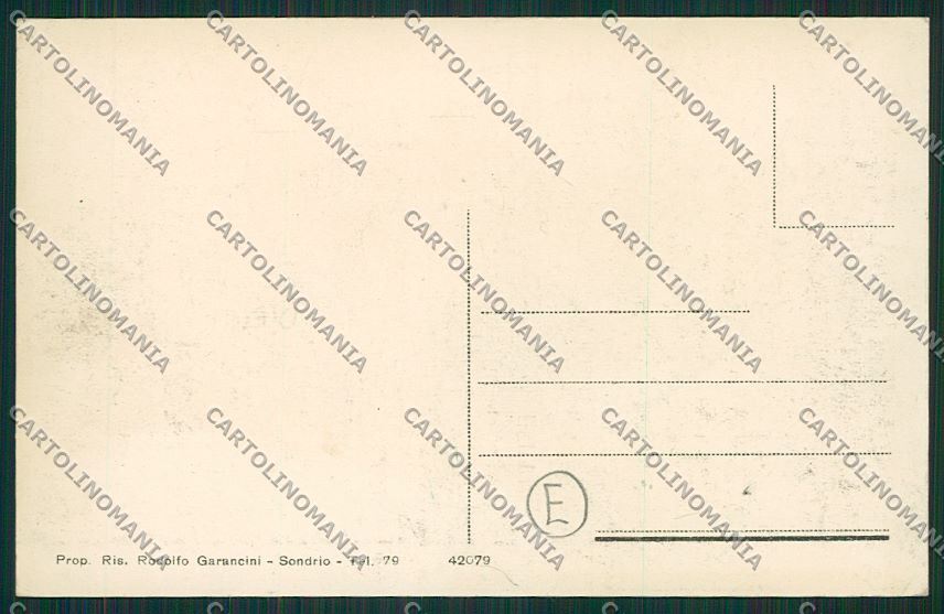 Sondrio città Poste cartolina QQ7391 – retro