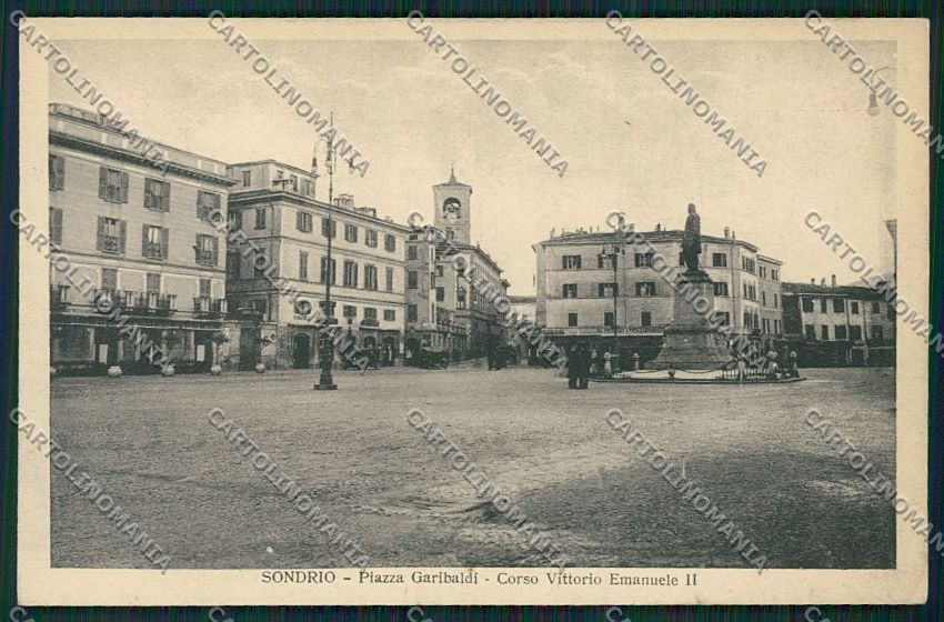 Sondrio città cartolina QQ7392 – fronte