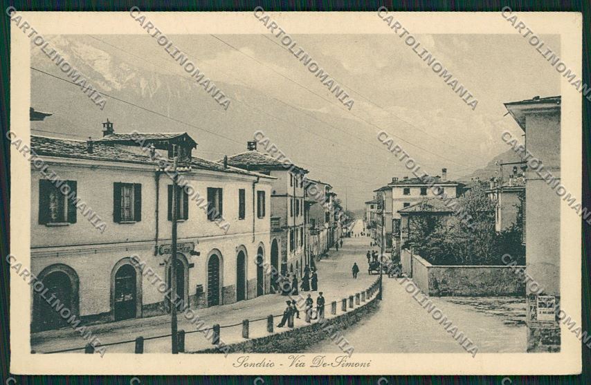 Sondrio città cartolina QQ7400 – fronte